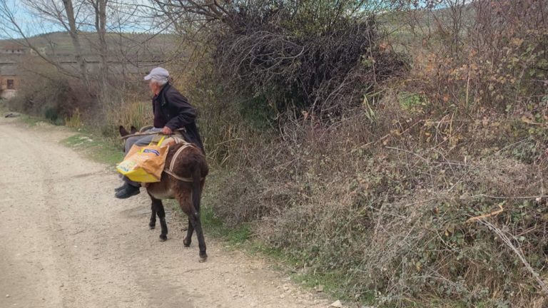 Fshatra në harresë, banorët përdorin ende kafshët për të lëvizur
