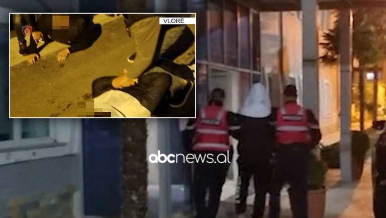Me pranga dhe i shtrirë në tokë, momenti kur arrestohet vlonjati i rrezikshëm