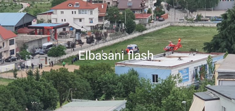 Librazhd/ Niset me helikopter drejtë Tiranës e plagosura nga aksidenti