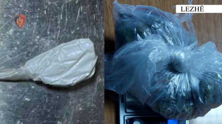 Shpërndanin kokainë e kanabis, dy të arrestuar në Shëngjin