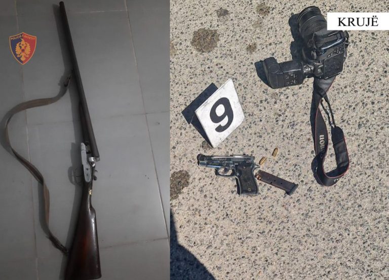 Parandalohet ngjarja kriminale në Krujë/ Arrestohen 4 shtetas, kanosën me armë zjarri biznesmenin: Ja arsyeja