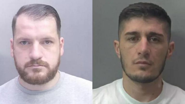 Fotot/ Angli, grabisnin të veshur si policë, dënohen shqiptarët! Të përfshira edhe të dashurat e tyre