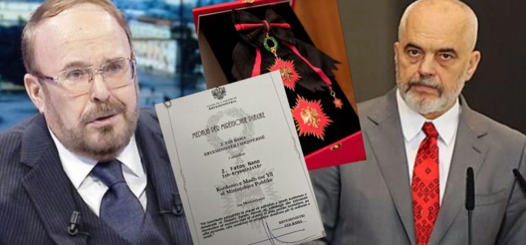 “Në këto orë të vështira të luftës për jetën…”, Rama i akordon Fatos Nanos medaljen e mirënjohjes publike: Lideri historik i PS meriton lutjet tona