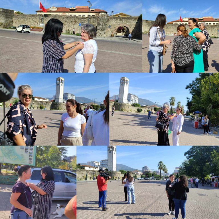 ‘’BASHKË PËR JETËN’’ PSD ELBASAN FUSHATË SENSIBILIZUESE PËR KANCERIN E GJIRIT