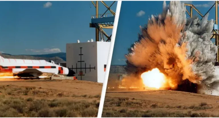 Avioni me shpejtësi 700km/orë përplaset qëllimisht me murin e betonit për të parë se çfarë do të ndodhë (foto-video)
