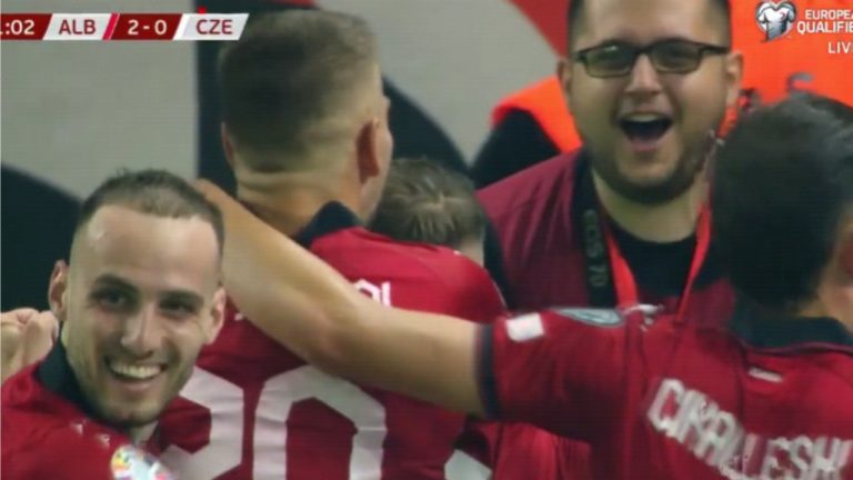 Shqipëria shënon golin e 4 por anulohet