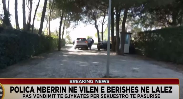 Sekuestrohet vila e dhëndrit të Berishës në Gjirin e Lalëzit