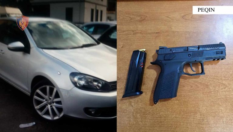 Peqin/ Lëvizte i armatosur me pistoletë, me fishek në fole, arrestohet në flagrancë 44-vjeçari