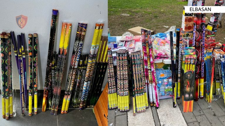 Elbasan/ Procedohen penalisht 2 shtetas dhe sekuestrohen kuti me fishekëzjarrë dhe kapsolla të paligjshme.