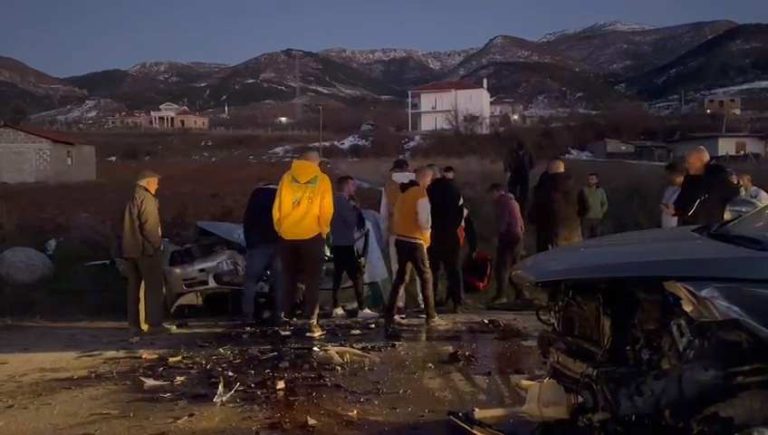 Aksident i rende në Korçë