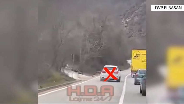 Elbasan/ Bëri parakalim të gabuar duke rrezikuar aksident, gjobitet shoferi
