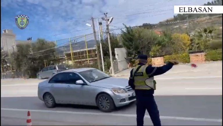 Policia rrugore e Elbasanit vendos 7556 gjoba për muajin Shkurt (Video)