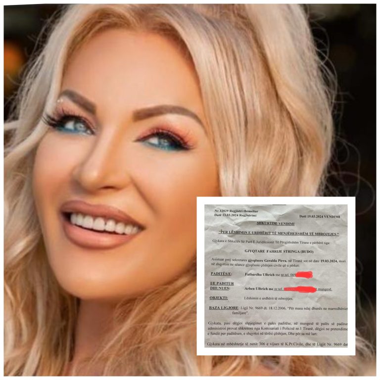 Dy vila në Rolling Hills / Këngëtarja me 3 emra Maja merr urdhër mbrojtje: Më ka rrahur burri. Partneri (që ndodhet jashtë) urdhërohet t’i qëndrojë 200 metra larg