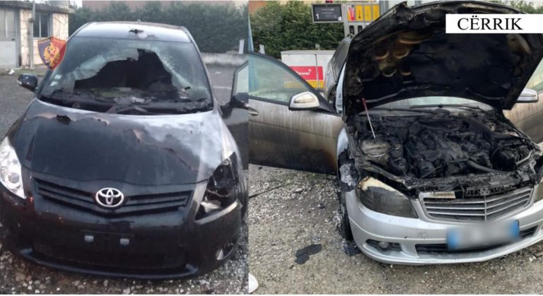 Dogji me lëndë djegëse dy automjete, ndalohet 34-vjeçari në Cërrik