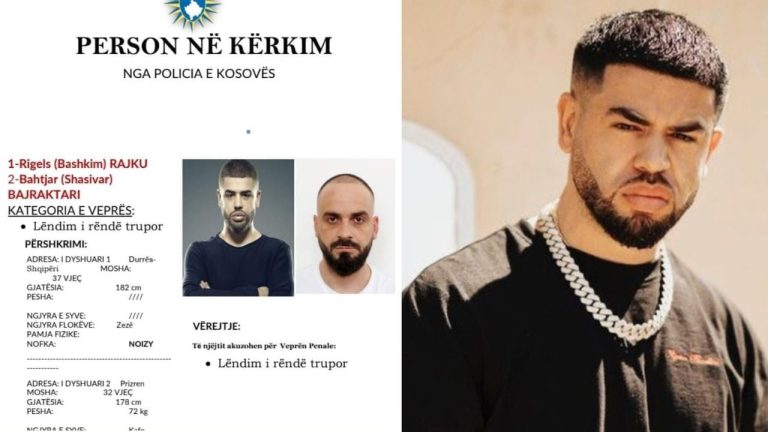 Fletë arresti për Noizy-n! Policia e Kosovës kërkon ndihmën e qytetarëve për kapjen e tij: Kushdo që ka informacion….