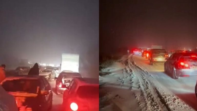 Fluks automjetesh në aksin Përrenjas-Qafë Thanë, moti i keq paralizon qarkullimin, shoferët ndalojnë mjetet