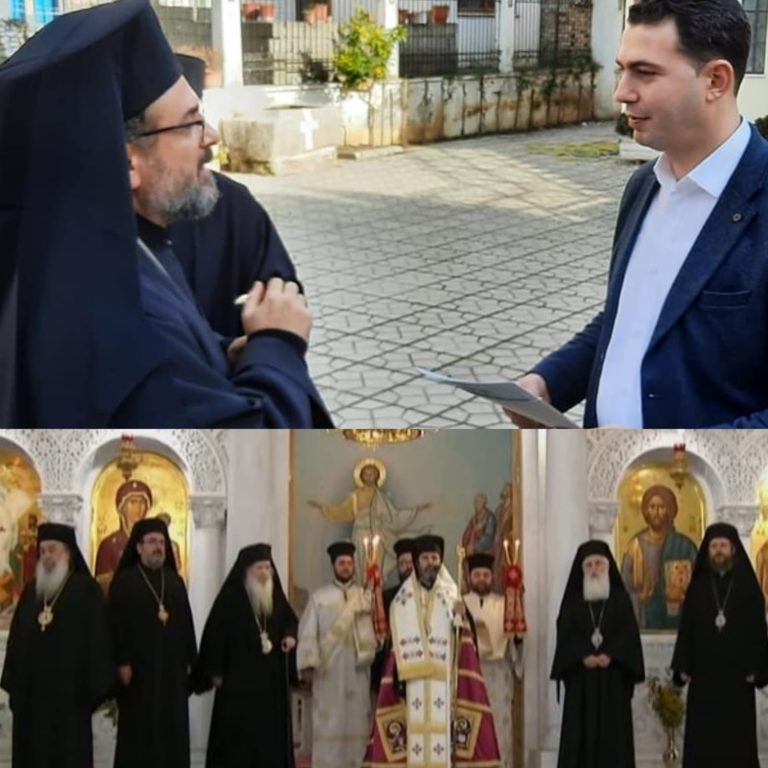 Kryetari I PSD Erion Murataj uron besimtarët Orthodoks për kryepeshkopin e ri!