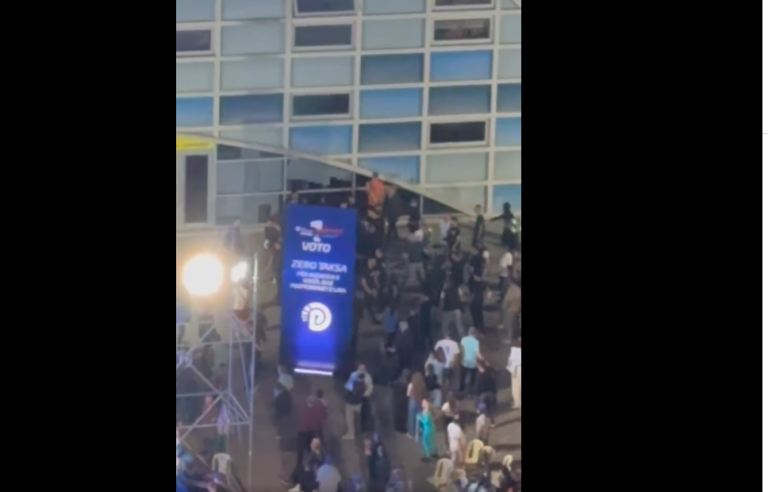 Sherri në mitingun e PD Elbasan! Reagon Erion Murataj