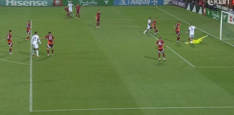 Letoni-Shqipëri/ Mbyllet pjesa e parë, kuqezinjtë e pësojnë në fundin e fraksionit