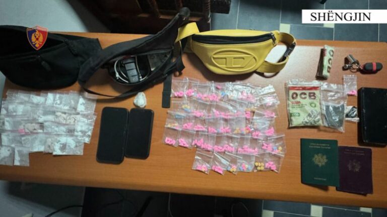 Shëngjin/ Zbulohet rrjeti i shpërndarjes së drogërave të forta, në pranga dy të rinj nga Kosova dhe një francez