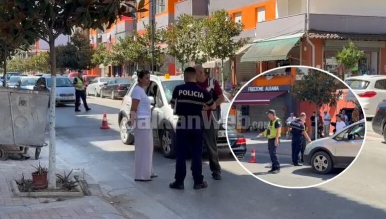 Makina përplas këmbësorin që po kalonte te vijat e bardha në Fier, i lënduari dërgohet në spital