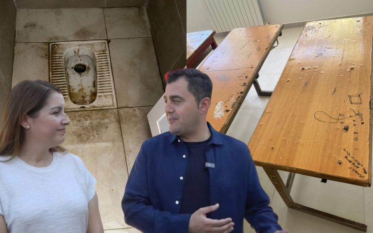 Investime për fasadë në shkollën “Fadil Gurmani” Elbasan, pisllëk dhe pa kushte në brendësi