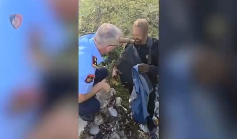 Me çorape në kokë dhe çantë në krahë, policia e Shkodrës publikon pamjet nga arrestimi i Ragip Gilës