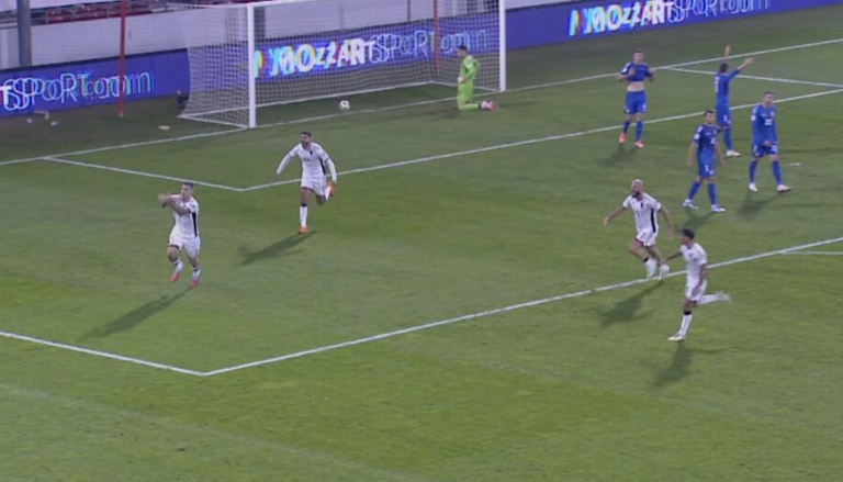 Shqipëria kalon Serbinë në pjesën e parë