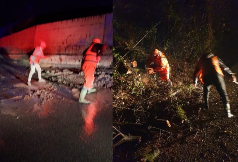Shiu i natës shkakton probleme në qarkun Elbasan