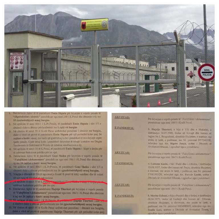 Skandal / E dënuara me 2 vite burg si falsifikatore Hajrije Thartori shefe juridike e burgut të Peqinit, manipulonte kartelat e të dënuarve për t’i liruar nga qelitë (vendimi)