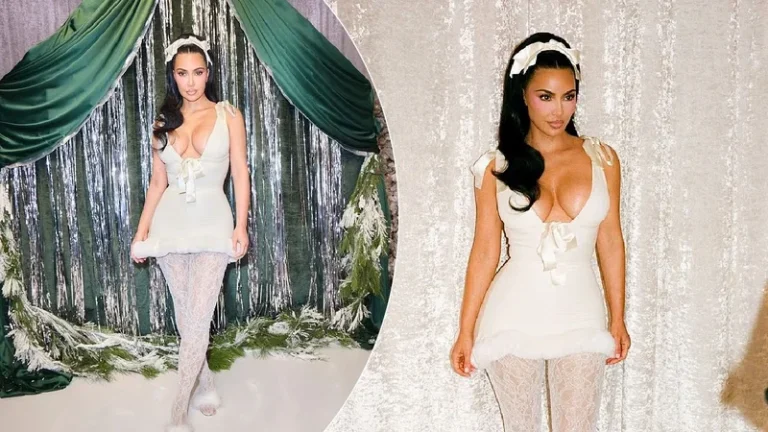 Kim Kardashian tërheq vëmendjen me veshje provokuese për festat e fundvitit