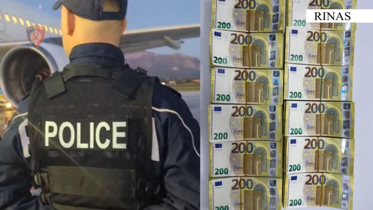 Tentoi të hynte në Shqipëri me 240 mijë euro të padeklaruara, e pëson 36-vjeçari në Rinas