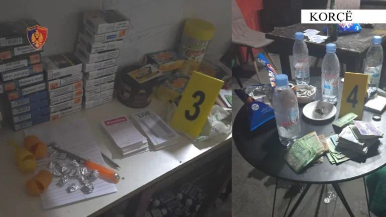 Kokainë dhe baste sportive në lokal/ Arrestohet pronari, e pësojnë dhe 14 persona për moskallëzim krimi