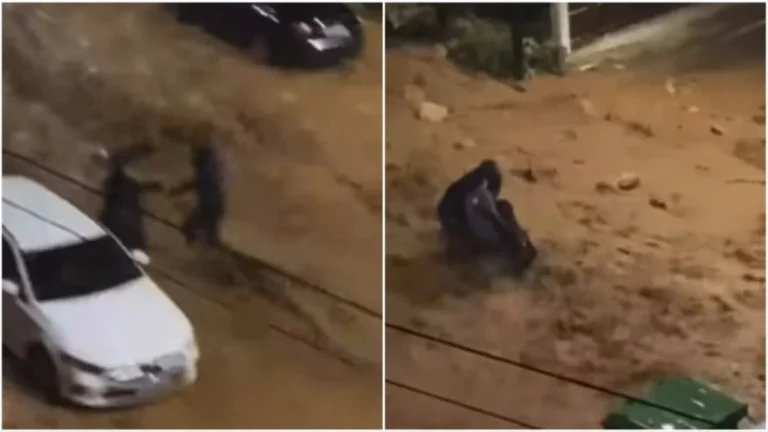 Përmbytje kaotike në Athinë, një grua shpëtohet në minutën e fundit nga rrebeshet në Ano Glyfada