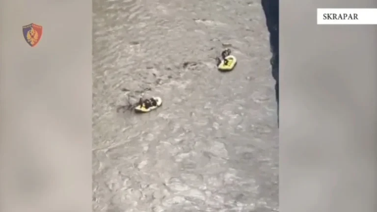 U hodh në Kanionet e lumit Osum, vijojnë kërkimet për 42-vjeçarin/ Shpëton mrekullisht i riu vullnetar që u angazhua për gjetjen e trupit, iu përmbys gomonia