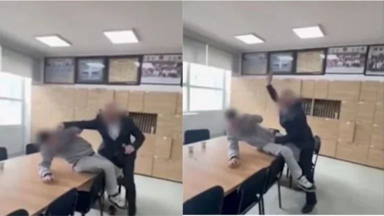 “Ndalu, ndalu”/ Mësuesi dhunon nxënësin në Prishtinë, grushte dhe shkelma mes tyre