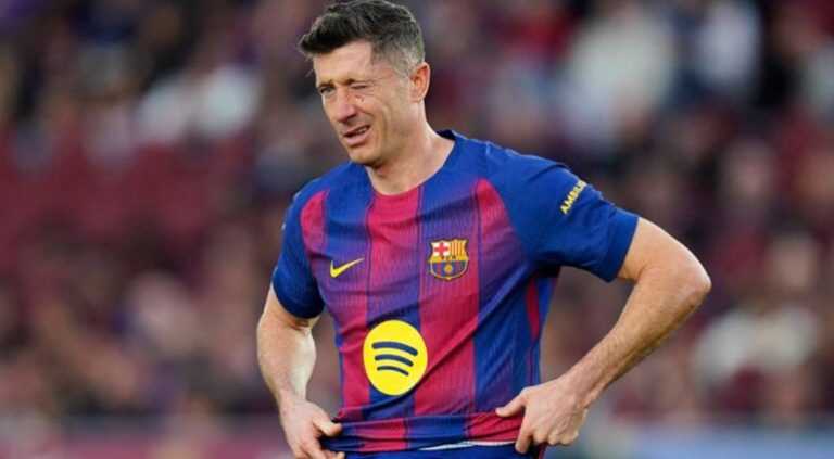 Tronditet Barça, Lewandowski pëson frakturë në fytyrë, humbet sfidën me Atletico Madrid